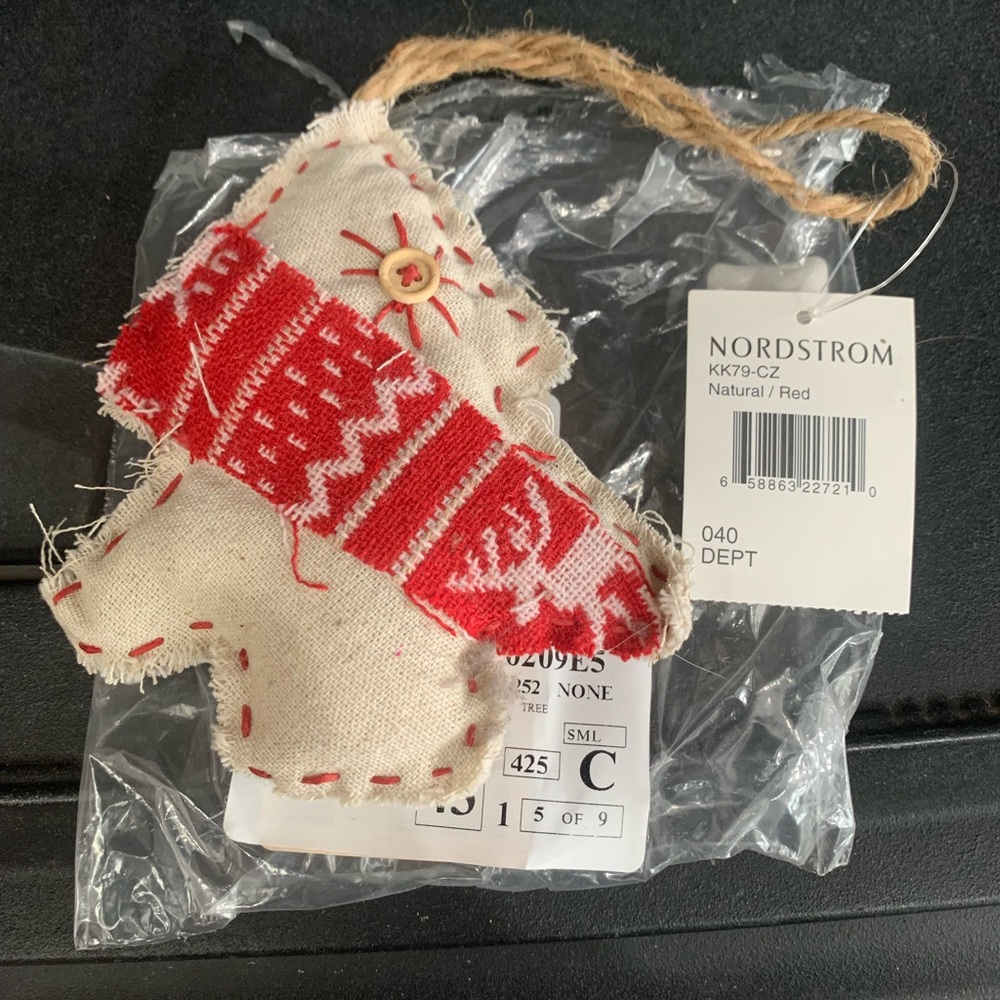Nordstrom Christmas Tree Shaped Holiday Ornament New With Tags